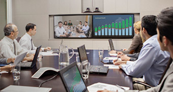 Polycom RealPresence Room易于使用適合所有規模的會議室 Polycom RealPresence Room易于使用適合所有規模的會議室